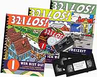 321-LOS! - set of 3 packs with VHS videos and CDs