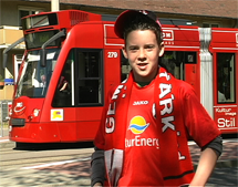 going to football