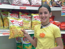 Spanish girl: I like crisps