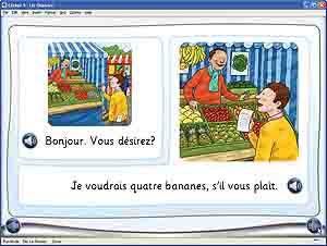 Clicker MFL for Primary French: simple dialogues (shopping)