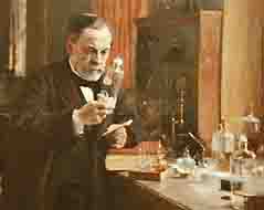 Louis Pasteur in his lab 1885