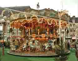 Fair roundabout at Béthune Spring Fair