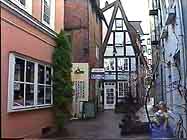 Bremen - old streets and merchant houses